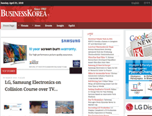 Tablet Screenshot of businesskorea.co.kr